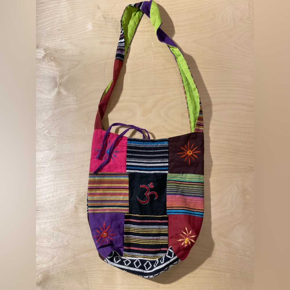 Multicolor Patchwork Shoulder Bag (Ms) - image 4